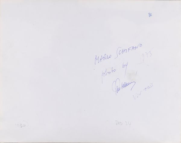 Pino Settanni : Mario Schifano  - Asta Fotografia - Associazione Nazionale - Case d'Asta italiane