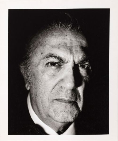 Dino Pedriali : Federico Fellini  - Asta Fotografia - Associazione Nazionale - Case d'Asta italiane