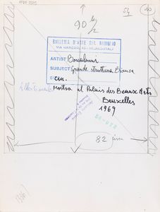 Jacques Evrard : Bonalumi, Grande Struttura Bianca<BR>  - Asta Fotografia - Associazione Nazionale - Case d'Asta italiane