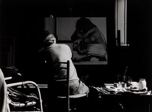 Pino Settanni - Renato Guttuso dipinge “Maddalena pentita”