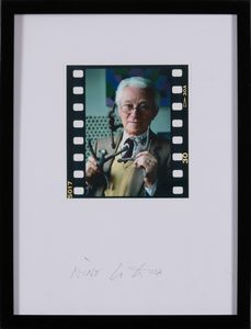 Nino Lo Duca : Bruno Munari con Scimiette  - Asta Fotografia - Associazione Nazionale - Case d'Asta italiane