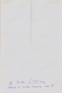 Nino Lo Duca : Ritratto di Mimmo Paladino  - Asta Fotografia - Associazione Nazionale - Case d'Asta italiane