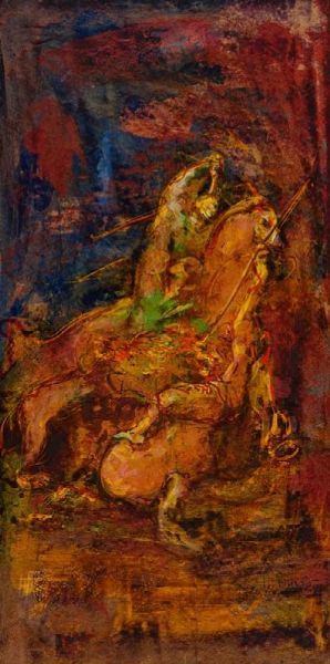 Jean Bartò : Cavalli e cavalieri  - Asta Asta di Arte Moderna e Contemporanea  - Associazione Nazionale - Case d'Asta italiane