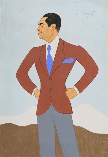 Giulio Mugnai : Figura maschile  - Asta Asta di Arte Moderna e Contemporanea  - Associazione Nazionale - Case d'Asta italiane