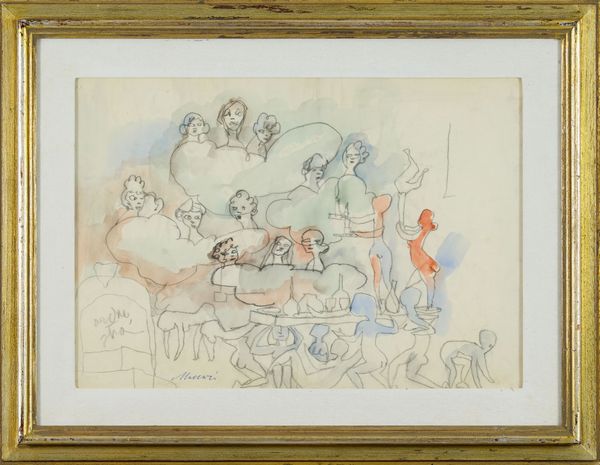 MINO MACCARI : Senza titolo  - Asta Asta di Arte Moderna e Contemporanea  - Associazione Nazionale - Case d'Asta italiane