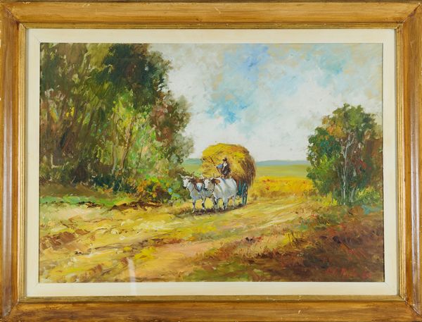 Norberto Martini : Ritorno dai campi  - Asta Asta di Arte Moderna e Contemporanea  - Associazione Nazionale - Case d'Asta italiane