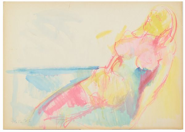 Flavio Bartolozzi : Nudo sdraiato  - Asta Asta di Arte Moderna e Contemporanea  - Associazione Nazionale - Case d'Asta italiane