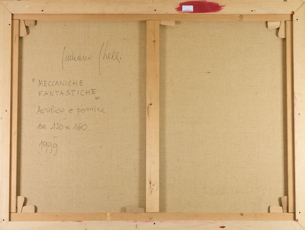 Giuliano Ghelli : Meccaniche fantastiche  - Asta Asta di Arte Moderna e Contemporanea  - Associazione Nazionale - Case d'Asta italiane