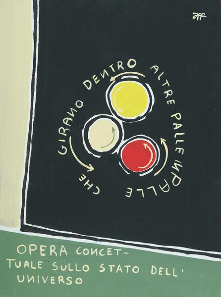 Filippo Biagioli : Soluzione: All'universo girano i coglioni perch� Trump � al potere  - Asta Asta di Arte Moderna e Contemporanea  - Associazione Nazionale - Case d'Asta italiane