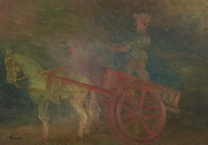 Guido Guidi - Cavallo con cocchiere