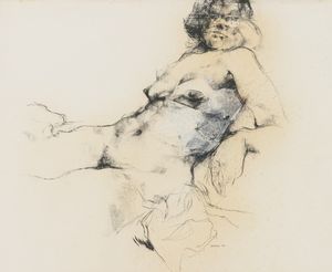 Renzo Vespignani - Figura  sdraiata
