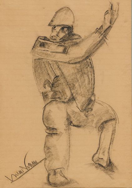 Lorenzo Viani : Soldato (Un pazzo)  - Asta Arte Moderna e Contemporanea - Associazione Nazionale - Case d'Asta italiane