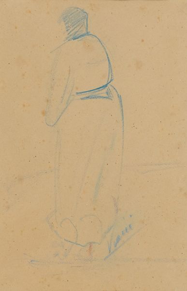 Lorenzo Viani : figura di spallle  - Asta Arte Moderna e Contemporanea - Associazione Nazionale - Case d'Asta italiane