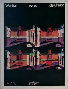 Andy Warhol (After) - Warhol verso De Chirico