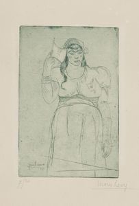 Moses Levy - Femme  arabe