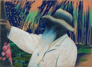 Milton Glaser - Imaginary life of Claude Monet