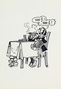 Magnus (Roberto Raviola) - Autoritratto al tavolo da gioco