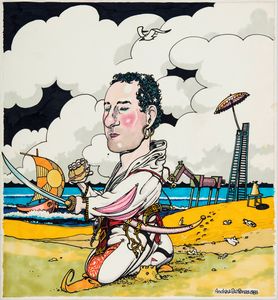 Andrea Pazienza - Omaggio a Fellini: Lo Sceicco Bianco