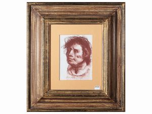 Pietro Annigoni - Studio di volto