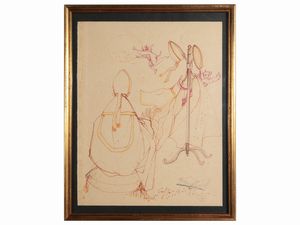 Nino Caffè - Vescovo e diavoletti