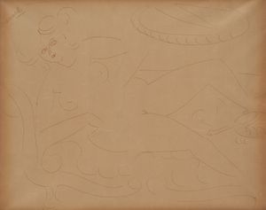 Sante Monachesi - Nudo di donna distesa