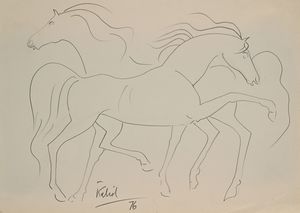 Khaled Rahhal - Due cavalli