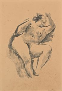 Giuseppe Capogrossi - Donna distesa