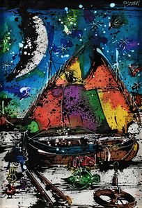 Gennaro Picinni - Notturno con barche