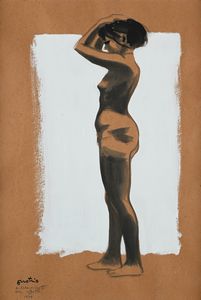 Enotrio Pugliese - Nudo di donna in piedi