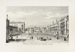 Antonio Visentini - Platea S. Pauli Privatis Aedibus ornata.