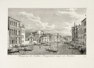 Antonio Visentini - Prospectus ab Aedibus Flanginorum usque ad Bembos.