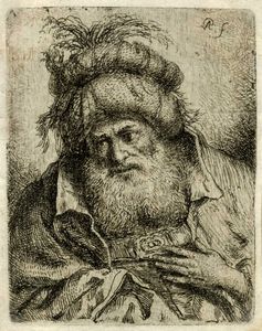 BARTHOLOM�US IGNAZ WEISS - Testa all'orientale.