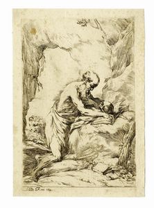 Bartolomeo Biscaino - San Gerolamo penitente.