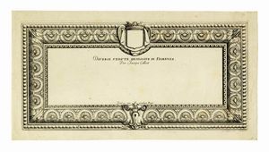 Jacques Callot - Diverse vedute designate in Fiorenza / Per Jacopo Callott.