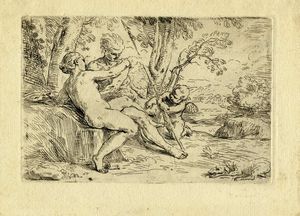 SIMONE CANTARINI - Venere e Adone.