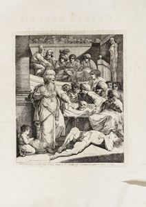 JACQUES GAMELIN - Sei tavole da Nouveau Recueil d'Ostéologie et de Myologie, dessiné d'après nature par Jacques Gamelin de Carcassonne, Professeur de Peinture, de l'Académie de Saint Luc de Rome, pour l'utilité des sciences et des arts,...