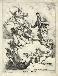 Luca Giordano - Incoronazione di Sant'Anna.