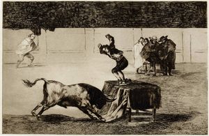 FRANCISCO GOYA Y LUCIENTES - Otra locura suya en la misma plaza.