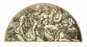 PIETRO AQUILA - Psyche riceve da Proserpina l'ampolla con la bellezza.