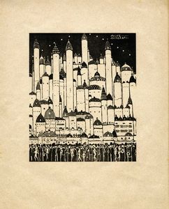 Felice Casorati - Visione (La città).