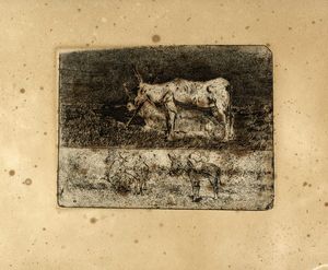 Giovanni Fattori - Studi di animali.