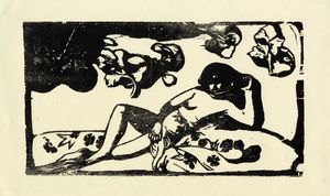 PAUL GAUGUIN - Lotto composto di 3 incisioni.