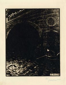 FÉLIX VALLOTTON - Le Suicide.
