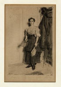 Anders Leonard Zorn - The new maid.