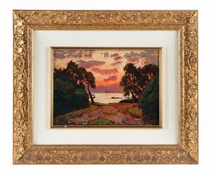 Gino Romiti - Tramonto sul mare