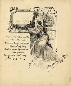 JOHN SINGER SARGENT - Ritratto di Miss H. Hammersley.