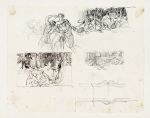 ADOLFO DE CAROLIS - Lotto composto di 3 disegni.