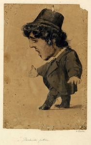 ANGELO TRICCA - Lotto composto di 3 caricature.