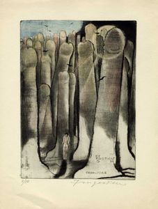 MICHEL FINGESTEN - Lotto composto di 2 incisioni erotiche.