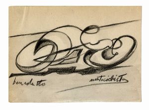 ENZO BENEDETTO - Il motociclista.